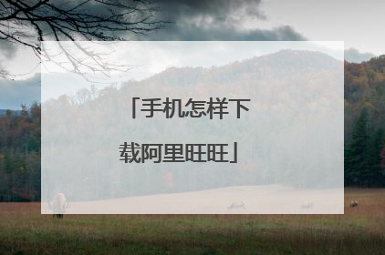 手机怎样下载阿里旺旺