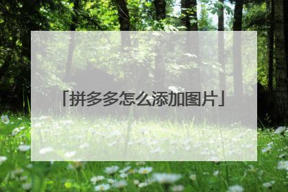 拼多多怎么添加图片