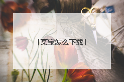 某宝怎么下载