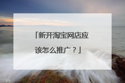淘宝网店如何推广呢(淘宝网店推广费用预算)