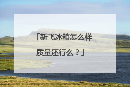 新飞冰箱怎么样质量还行么?