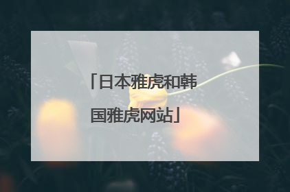 日本雅虎和韩国雅虎网站