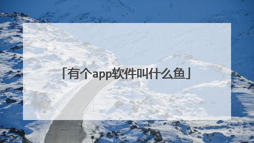 有个app软件叫什么鱼
