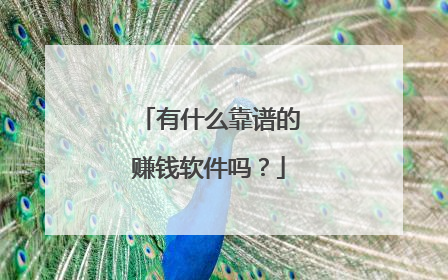 有什么靠谱的赚钱软件吗？