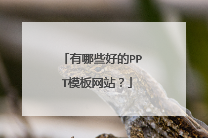 有哪些好的PPT模板网站?