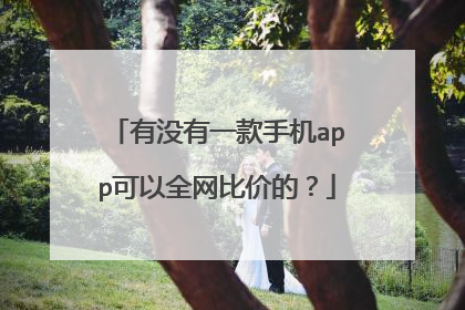 有没有一款手机app可以全网比价的?