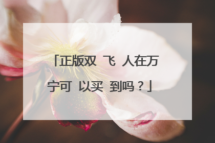 正版双‌飞‌人在万‌宁可‌以买‌到吗？
