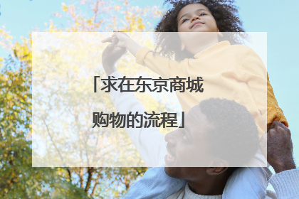 求在东京商城购物的流程