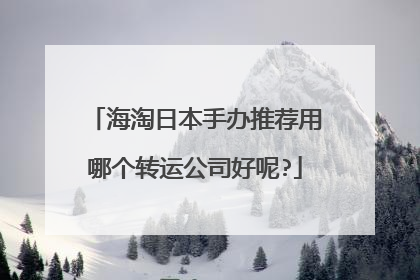 海淘日本手办推荐用哪个转运公司好呢?