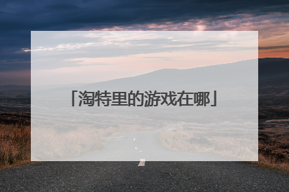 淘特里的游戏在哪