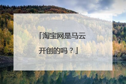 淘宝网是马云开创的吗?