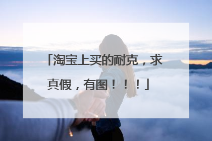 淘宝上买的耐克,求真假,有图!!!