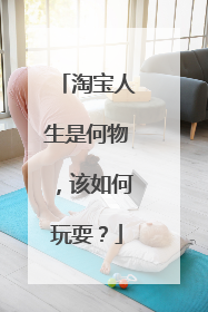 淘宝人生是何物，该如何玩耍？