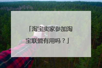 淘宝卖家参加淘宝联盟有用吗?