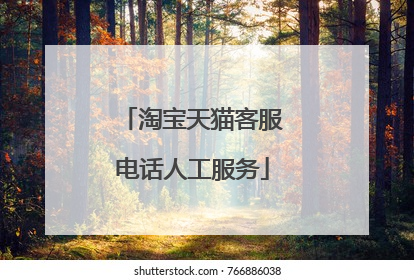 淘宝天猫客服电话人工服务