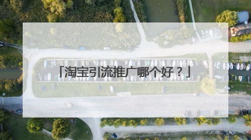 淘宝引流推广哪个好?