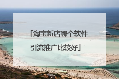 淘宝新店哪个软件引流推广比较好