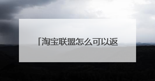 淘宝联盟怎么可以返佣金,佣金打到哪里