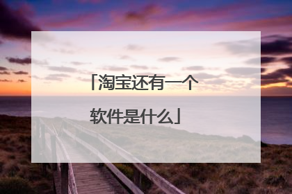 淘宝还有一个软件是什么
