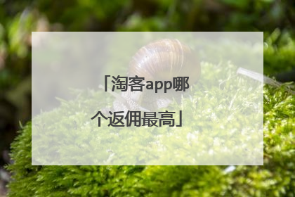 淘客app哪个返佣最高