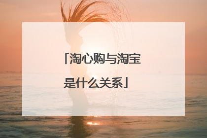 淘心购与淘宝是什么关系