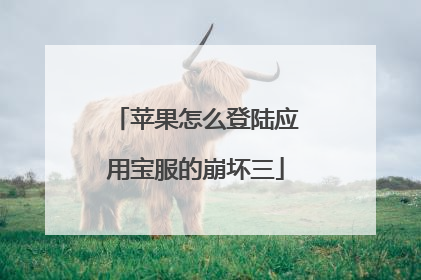 苹果怎么登陆应用宝服的崩坏三