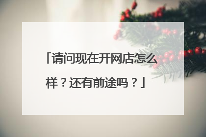 请问现在开网店怎么样?还有前途吗?