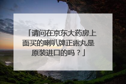 请问在京东大药房上面买的喇叭牌正露丸是原装进口的吗？