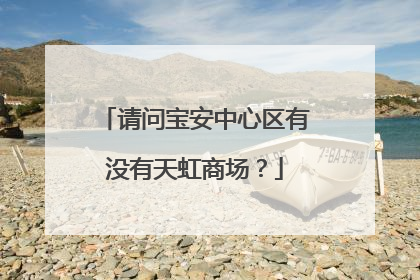 请问宝安中心区有没有天虹商场？