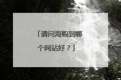 请问海购到哪个网站好?