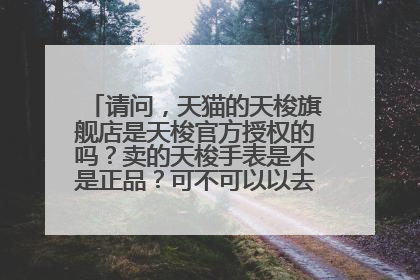 请问，天猫的天梭旗舰店是天梭官方授权的吗？卖的天梭手表是不是正品？可不可以以去专柜维修？