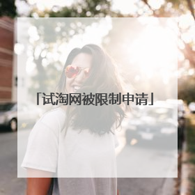 试淘网被限制申请