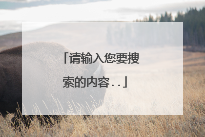 请输入您要搜索的内容..
