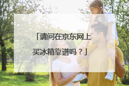 请问在京东网上买冰箱靠谱吗？