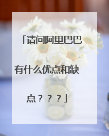 请问阿里巴巴有什么优点和缺点？？？