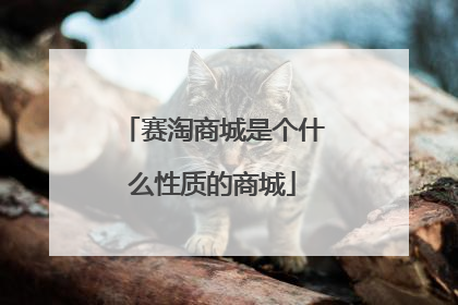 赛淘商城是个什么性质的商城