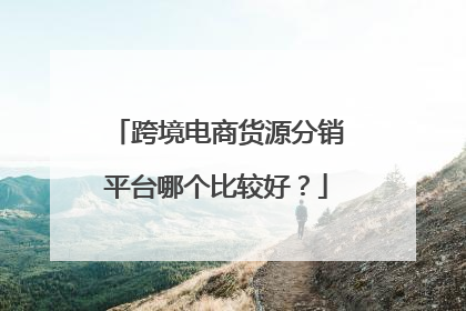 跨境电商货源分销平台哪个比较好?