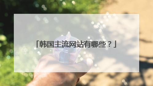 韩国主流网站有哪些?