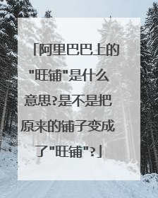 阿里巴巴上的