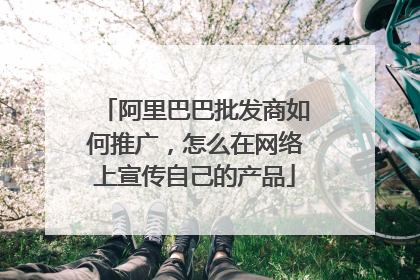 阿里巴巴批发商如何推广,怎么在网络上宣传自己的产品
