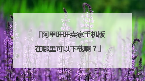 阿里旺旺卖家手机版在哪里可以下载啊?