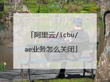 阿里云/icbu/ae业务怎么关闭