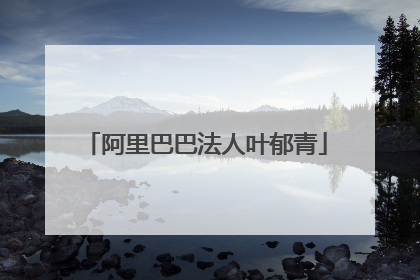 阿里巴巴法人叶郁青