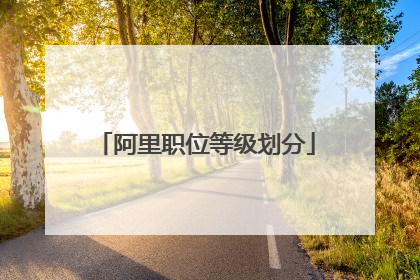 阿里职位等级划分