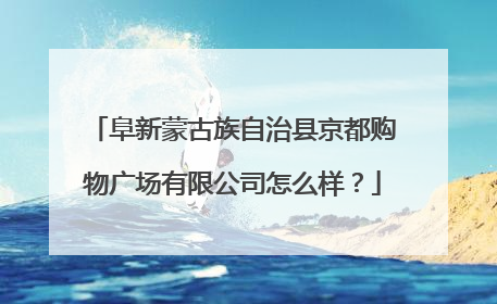 阜新蒙古族自治县京都购物广场有限公司怎么样？