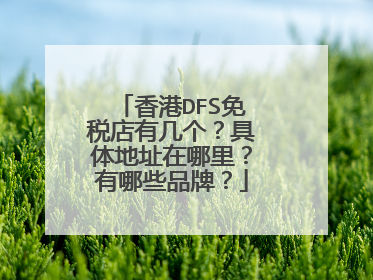 香港DFS免税店有几个?具体地址在哪里?有哪些品牌?
