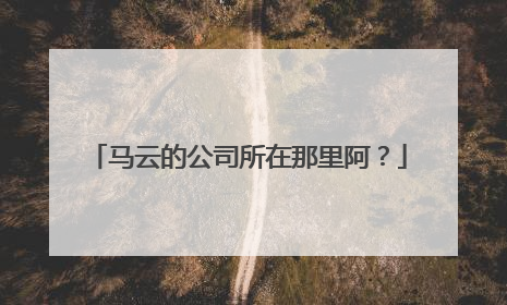 马云的公司所在那里阿？