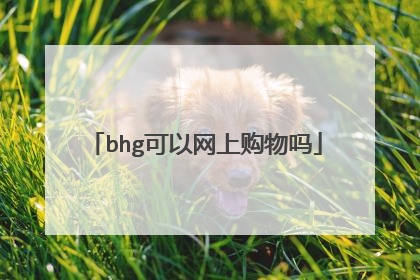 bhg可以网上购物吗