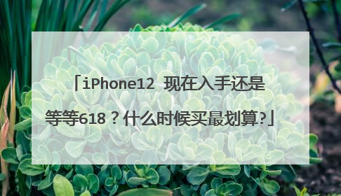 iPhone12 现在入手还是等等618?什么时候买最划算?