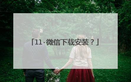 ll·微信下载安装？